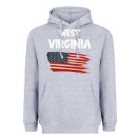 Heather Grey WEST VIRGINIA Heavyweight Hoodie - Bettercallsaul