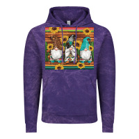 Cloud Purple western gnomes cactus sunflowers serape wooden leopard gemstone Vintage Hoodie - Artiststas