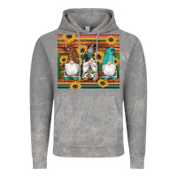 Cloud Rock western gnomes cactus sunflowers serape wooden leopard gemstone Vintage Hoodie - Artiststas