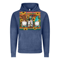 Western Gnomes Cactus Sunflowers Serape Wooden Leopard Gemstone Vintage Hoodie | Teevron