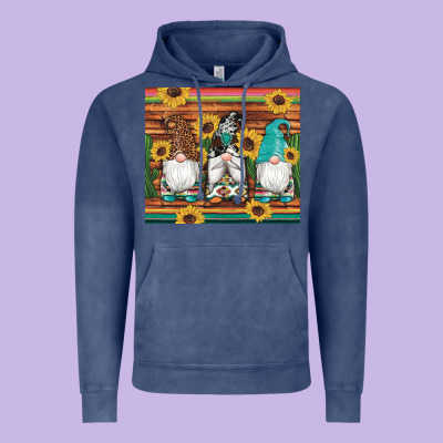 Western Gnomes Cactus Sunflowers Serape Wooden Leopard Gemstone Vintage Hoodie Designed By Artiststas