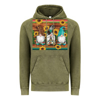 Vintage Olive western gnomes cactus sunflowers serape wooden leopard gemstone Vintage Hoodie - Artiststas