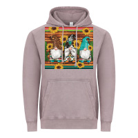 Vintage Zinc western gnomes cactus sunflowers serape wooden leopard gemstone Vintage Hoodie - Artiststas