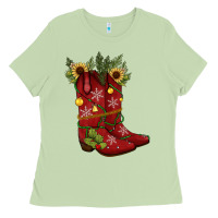 Matcha Christmas boots Ladies Tee - JahusDesignShop