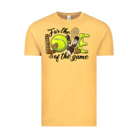 Vintage Mustard for the love of the game tennis Vintage Tee - BarkalooDesign