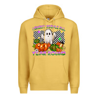 Antique Gold I ghost people all year round Premium Hoodie - NancyCooperArtShop
