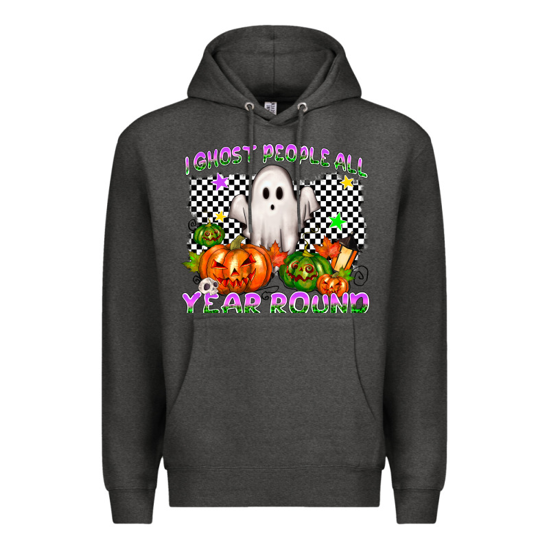 I Ghost People All Year Round Premium Hoodie by NancyCooperArtShop | Teevron