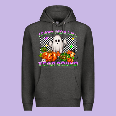 I Ghost People All Year Round Premium Hoodie Designed By Nancycooperartshop