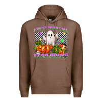 Chestnut I ghost people all year round Premium Hoodie - NancyCooperArtShop