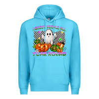 Ocean Blue I ghost people all year round Premium Hoodie - NancyCooperArtShop