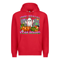 Red I ghost people all year round Premium Hoodie - NancyCooperArtShop