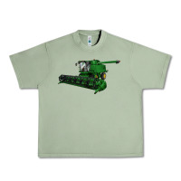 Oil Green Harvester Urban Heavy Tee - LillyAllenDesigns
