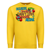 Lemon because teachers cant live on apples alone Premium Sweatshirt - NancyCooperArtShop