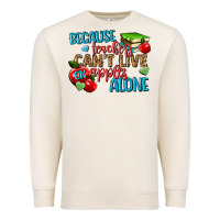 Sandshell because teachers cant live on apples alone Premium Sweatshirt - NancyCooperArtShop