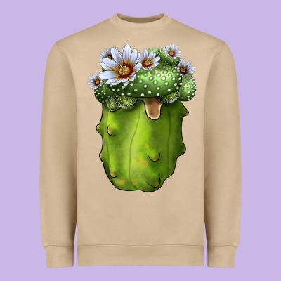 Blossfeldia Cacti Heavyweight Sweatshirt Designed By Lillyallendesigns