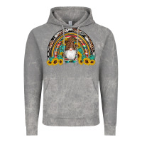 Cloud Rock western gnome gemstones sunflowers rainbow Vintage Hoodie - Artiststas