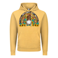 Vintage Mustard western gnome gemstones sunflowers rainbow Vintage Hoodie - Artiststas