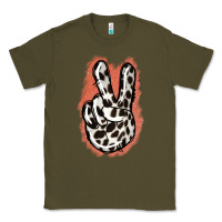 Army Green Dalmatians Skin Peace Sign Classic Tee - Jasminsmagicworld