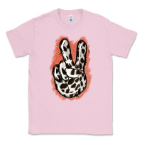 Bubblegum Pink Dalmatians Skin Peace Sign Classic Tee - Jasminsmagicworld