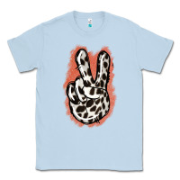 Dusty Blue Dalmatians Skin Peace Sign Classic Tee - Jasminsmagicworld