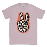 Lilac Dalmatians Skin Peace Sign Classic Tee - Jasminsmagicworld