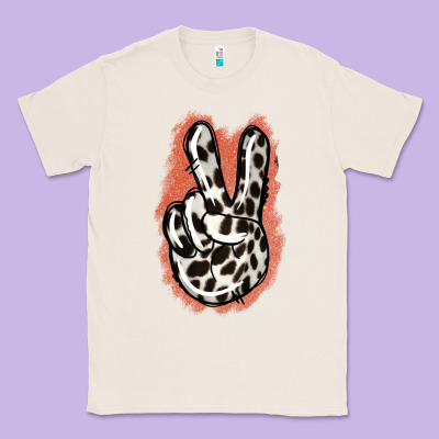 Dalmatians Skin Peace Sign Classic Tee Designed By Jasminsmagicworld