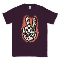 Plum Dalmatians Skin Peace Sign Classic Tee - Jasminsmagicworld