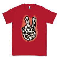 Red Dalmatians Skin Peace Sign Classic Tee - Jasminsmagicworld