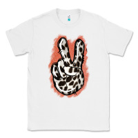 White Dalmatians Skin Peace Sign Classic Tee - Jasminsmagicworld