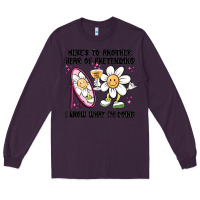 Plum here's to another year of pretending i know what i Long Sleeve Tee - MaliasSmallBusiness