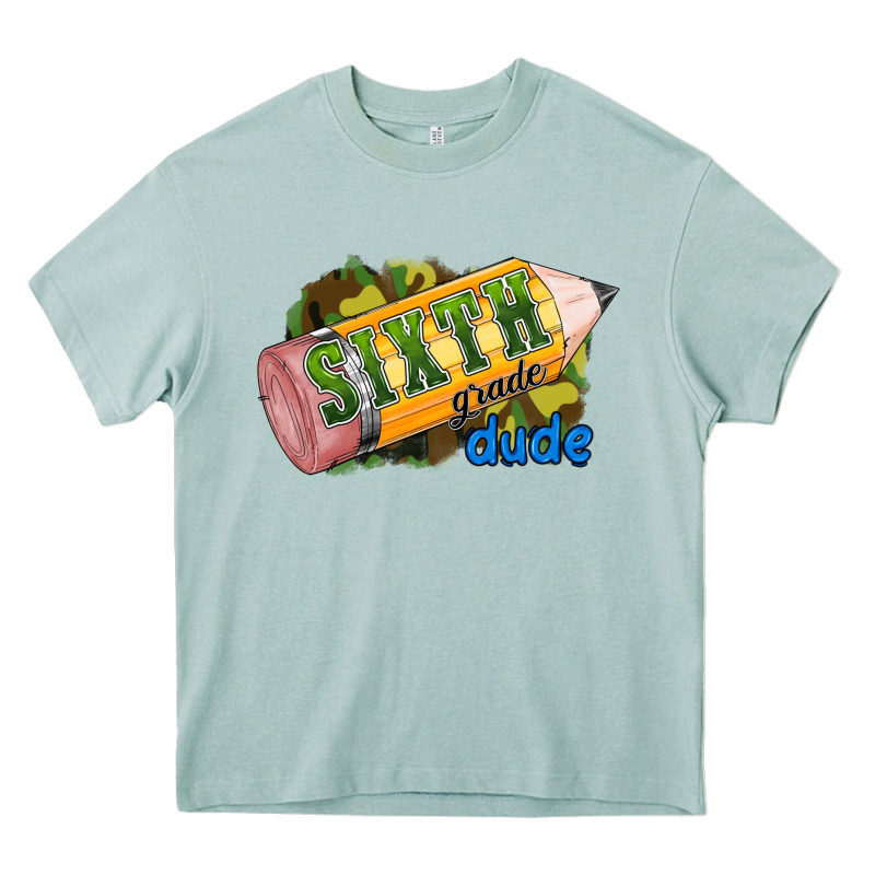 Sixth Grade Dude Heavy Core Tee by RanaPortraitStore | Teevron