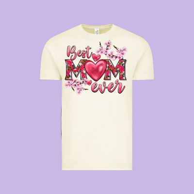 Best Mom Ever Vintage Tee Designed By Nancycooperartshop