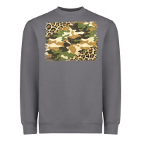 Storm leopard camo pattern background Heavyweight Sweatshirt - Jasminsmagicworld