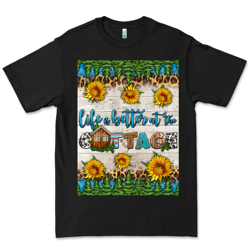 Life Is Better At The Cottage Air Freshener Premium Tee by HRA Design Shop | Teevron