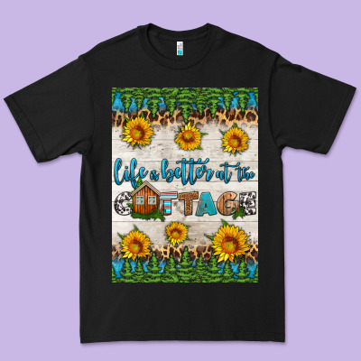 Life Is Better At The Cottage Air Freshener Premium Tee Designed By Hra Design Shop