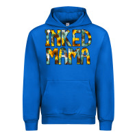 Cobalt Inked Mama Flowers Urban Hoodie - CowCowDesign