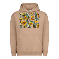 Pigment Burro Inked Mama Flowers Urban Hoodie - CowCowDesign