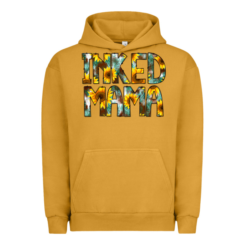 Inked Mama Flowers Urban Hoodie by CowCowDesign | Teevron