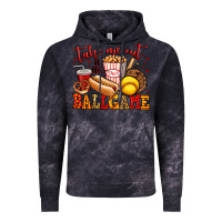 Cloud Black take me out to the ball game softball Vintage Hoodie - Jasminsmagicworld