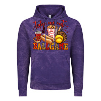 Cloud Purple take me out to the ball game softball Vintage Hoodie - Jasminsmagicworld