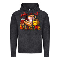 Vintage Black take me out to the ball game softball Vintage Hoodie - Jasminsmagicworld