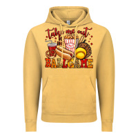 Vintage Mustard take me out to the ball game softball Vintage Hoodie - Jasminsmagicworld