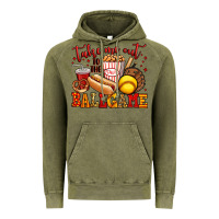 Vintage Olive take me out to the ball game softball Vintage Hoodie - Jasminsmagicworld
