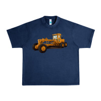 Navy Motor Grader Urban Heavy Tee - LillyAllenDesigns