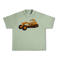 Oil Green Motor Grader Urban Heavy Tee - LillyAllenDesigns