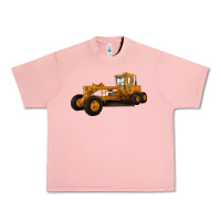 Salmon Motor Grader Urban Heavy Tee - LillyAllenDesigns