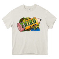 Cream third grade dude Heavy Core Tee - RanaPortraitStore