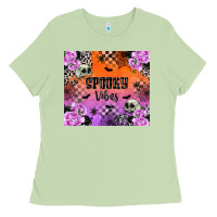 Matcha spooky vibes Ladies Tee - texasbilliewilder