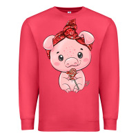 Cardinal cute pig Premium Sweatshirt - texasbilliewilder
