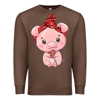 Chestnut cute pig Premium Sweatshirt - texasbilliewilder